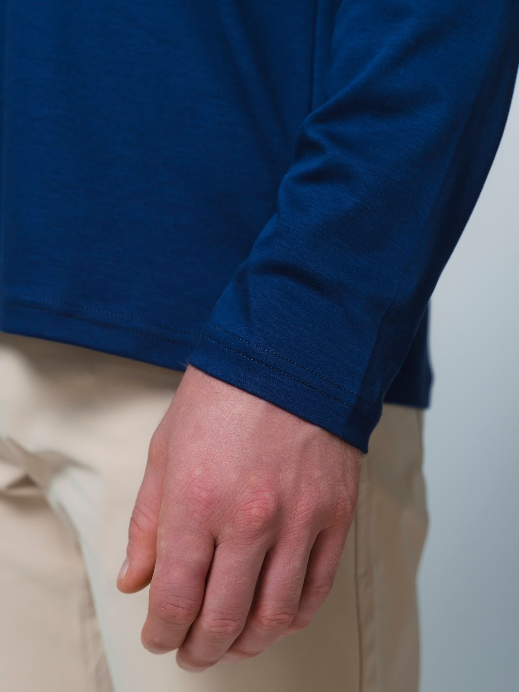 Butter Long Sleeve T \ Navy Blue