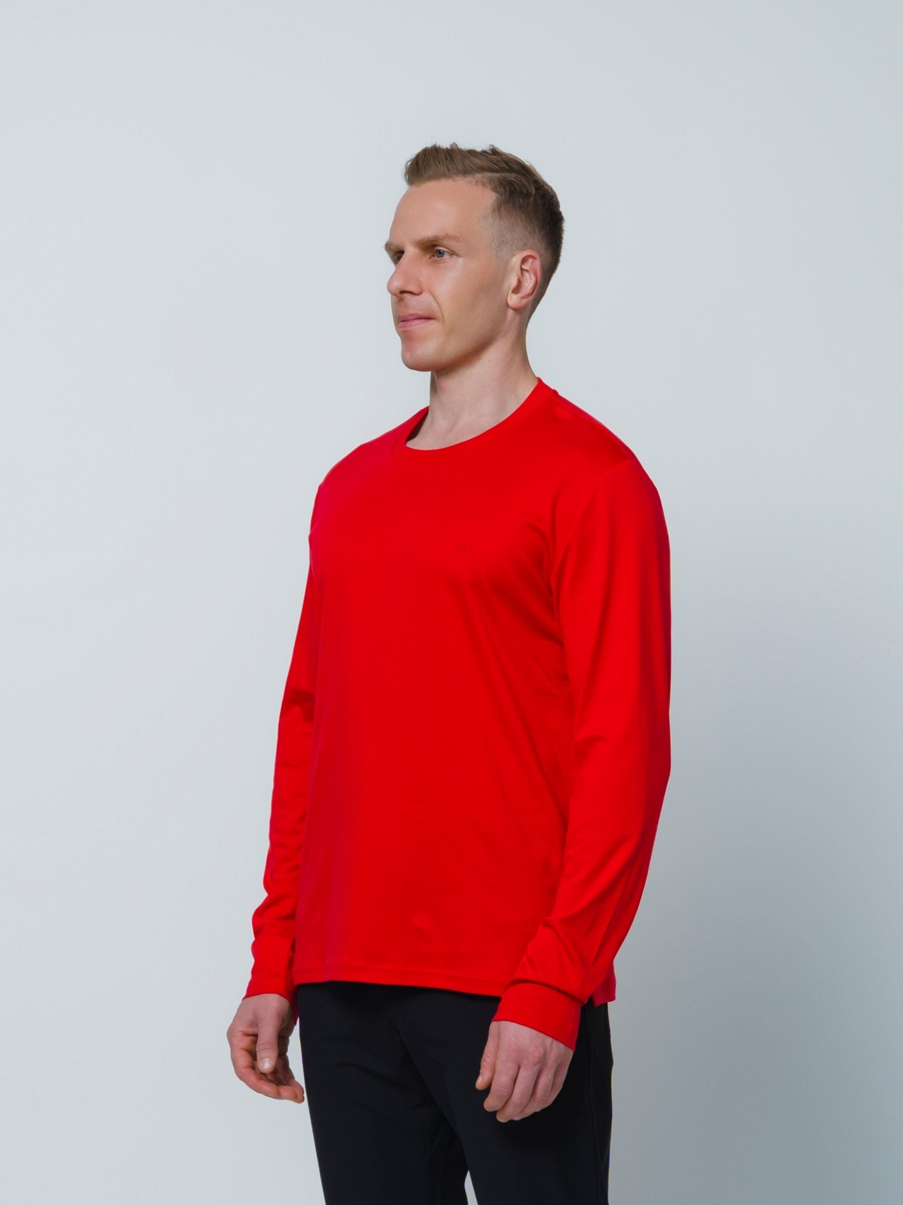 Butter Long Sleeve T \ Red