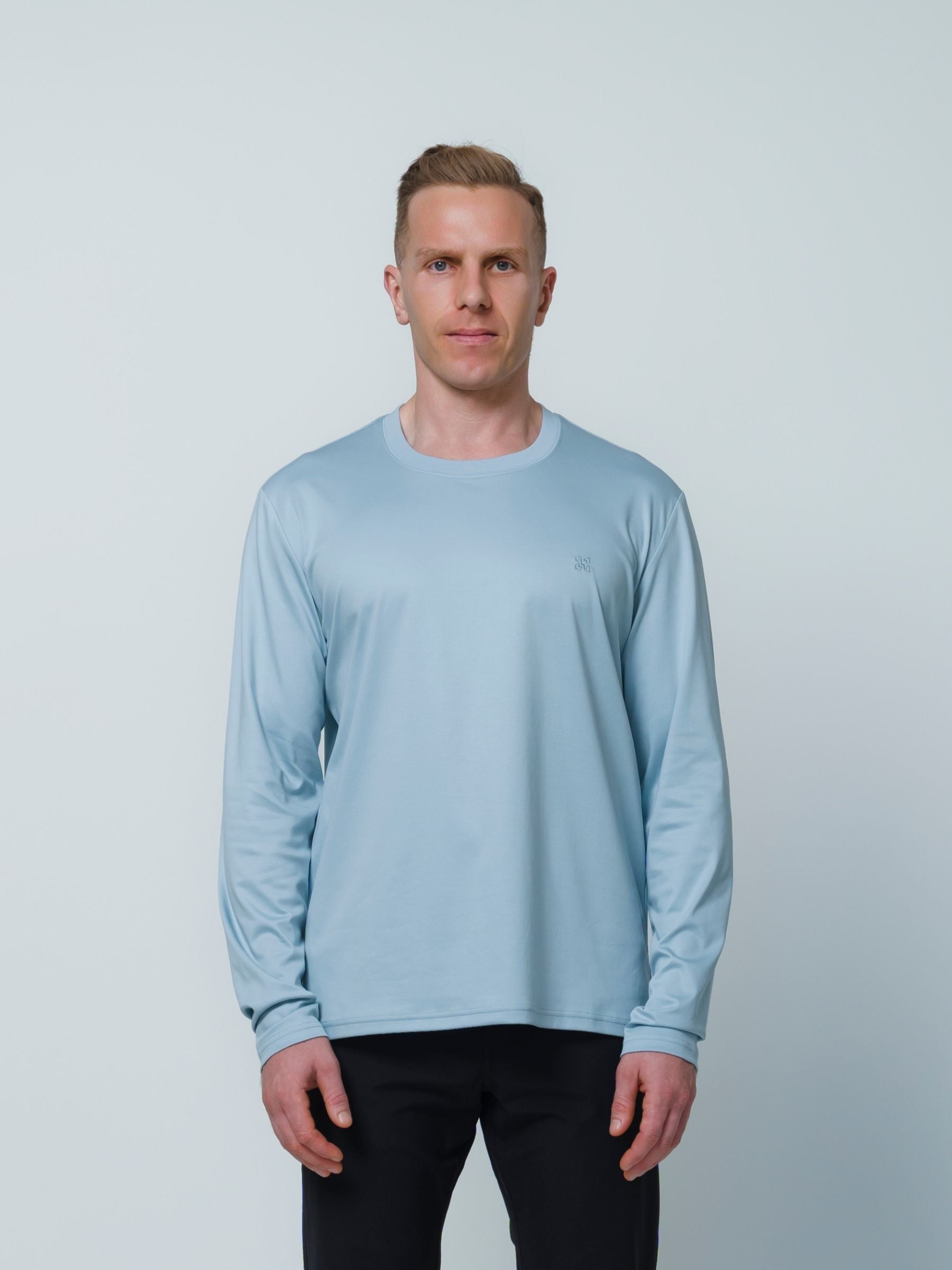 Butter Long Sleeve T \ Steel Blue