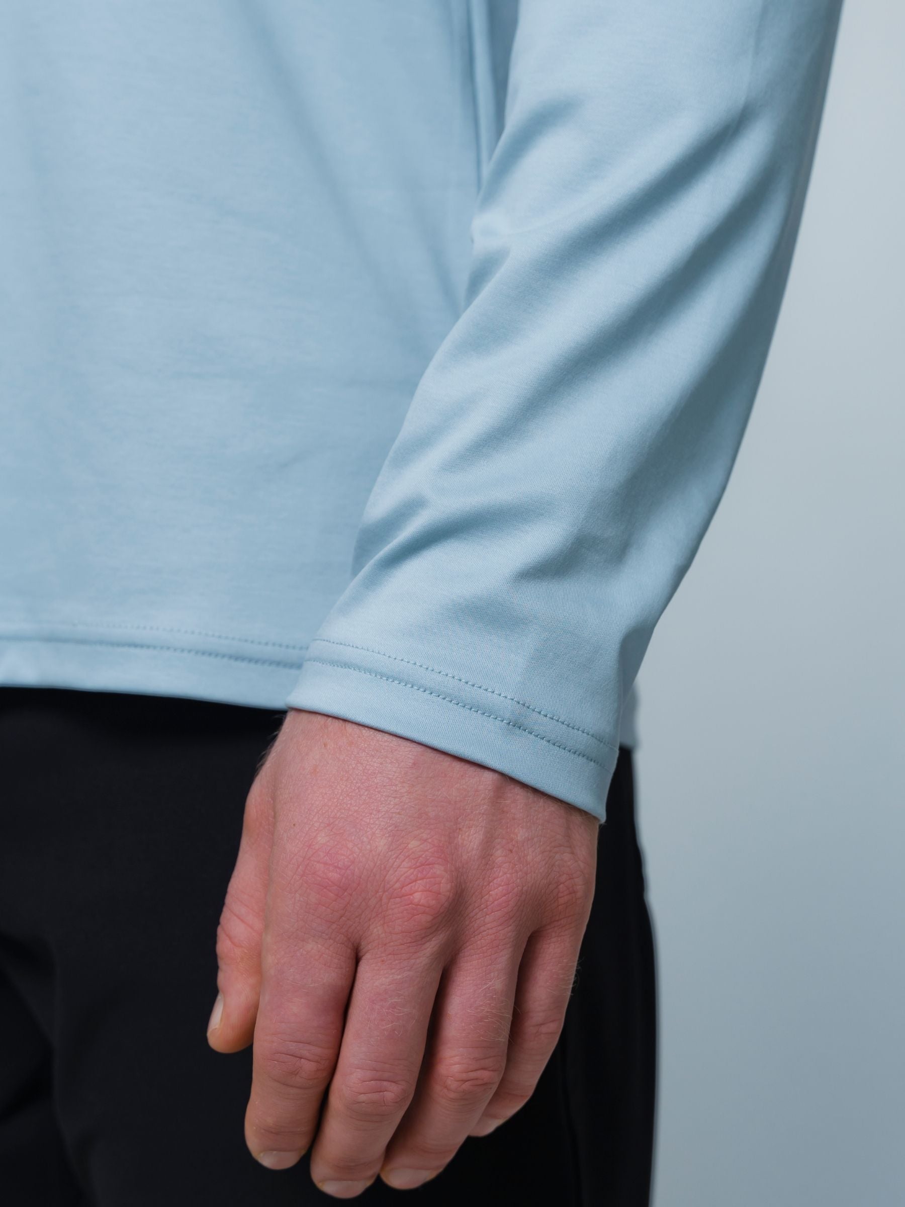 Butter Long Sleeve T \ Steel Blue