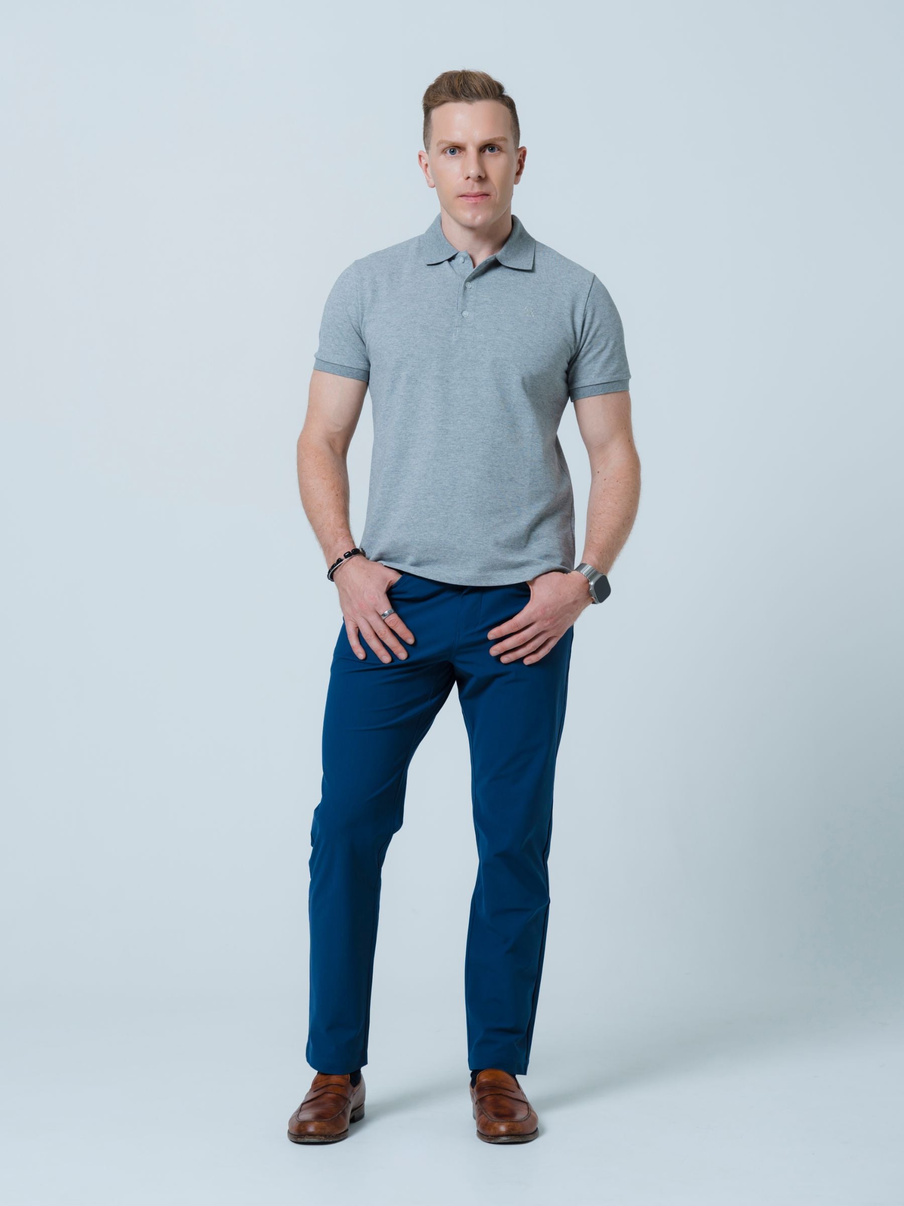 Versa Slim FIt 5 Pocket Pant \ Navy Blue