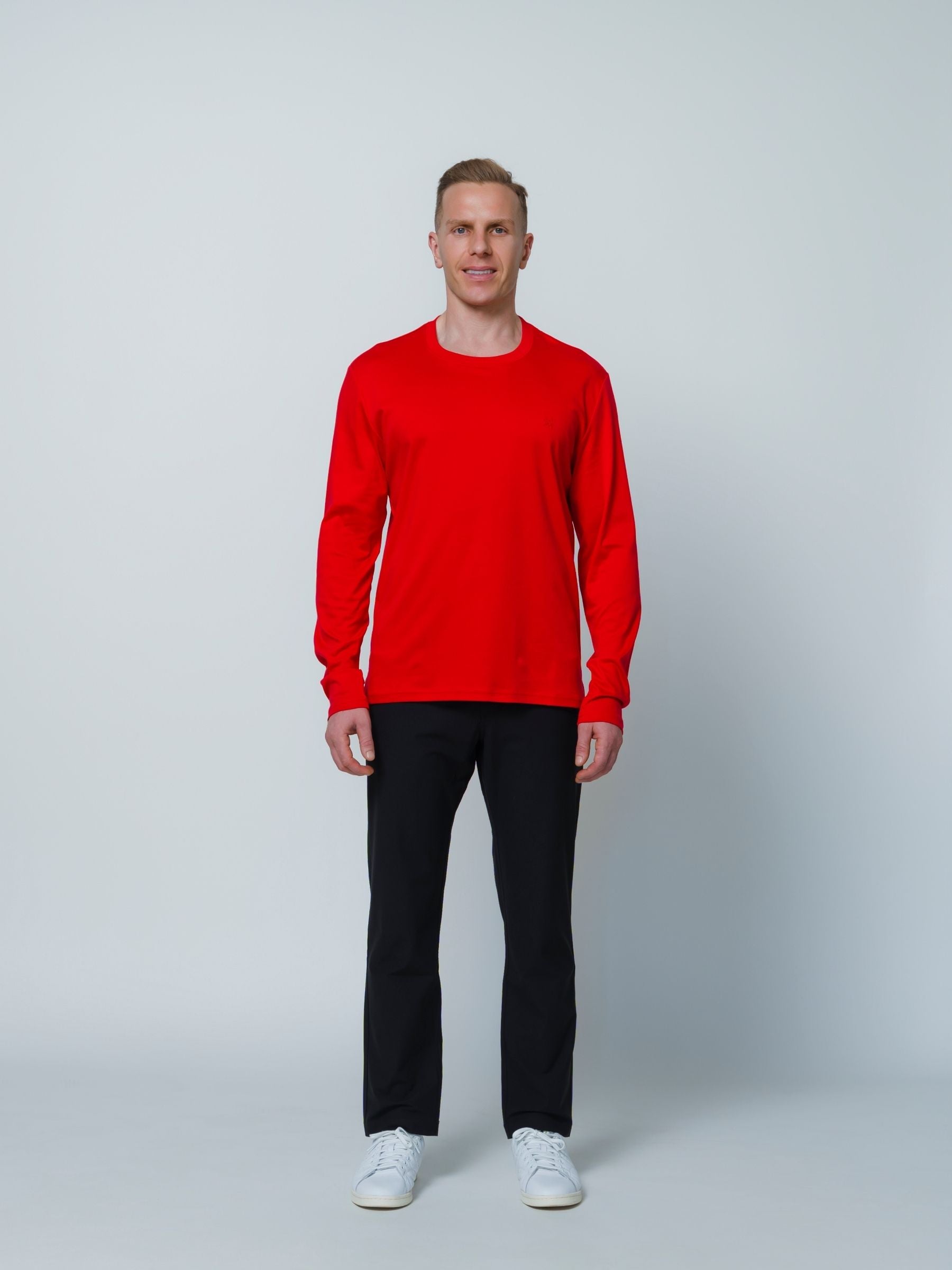 Butter Long Sleeve T \ Red